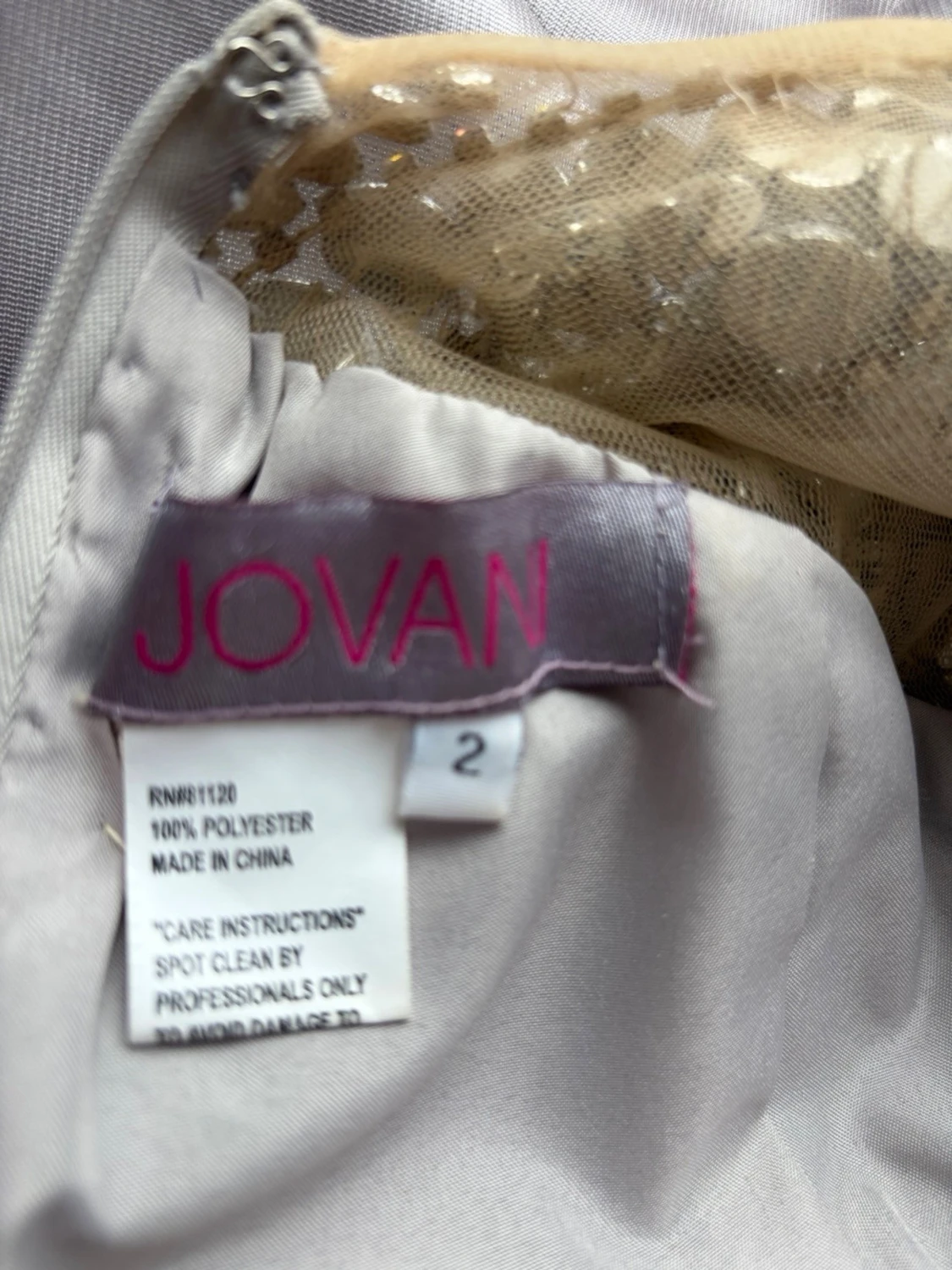 Jovani FestKlänning  med paljetter och stenar - 3