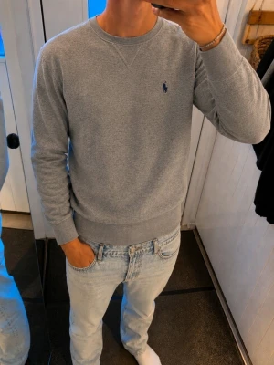 Grå Ralph Lauren tröja  - Fint skick! Passar ca 160 cm  Hör av dig vid frågor! 
