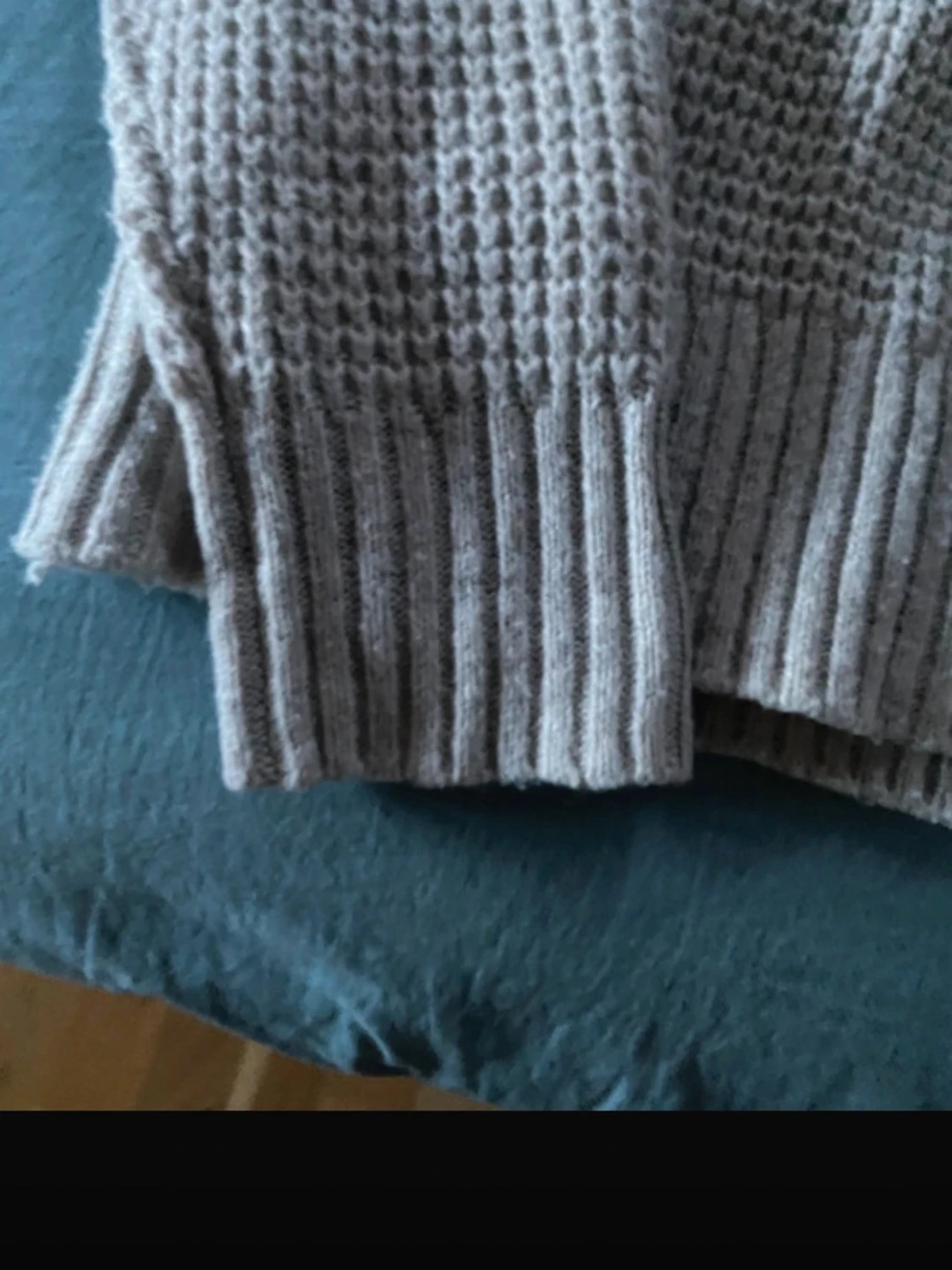Beige stickad tröja - 3