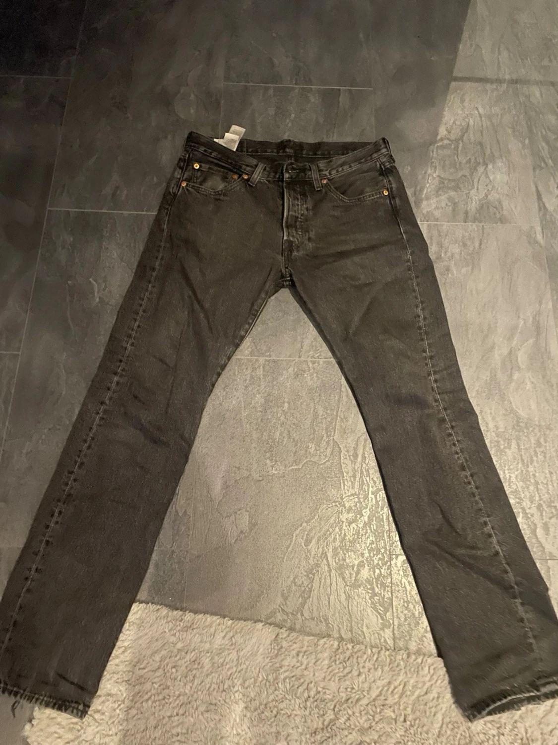 Svarta Levi's Premium raka jeans