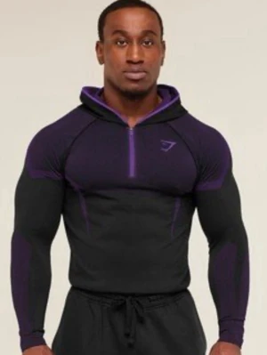 Gymshark Onyx V5 Hoodie - Helt ny oanvänd onyx i storlek S. Kvitto finns.