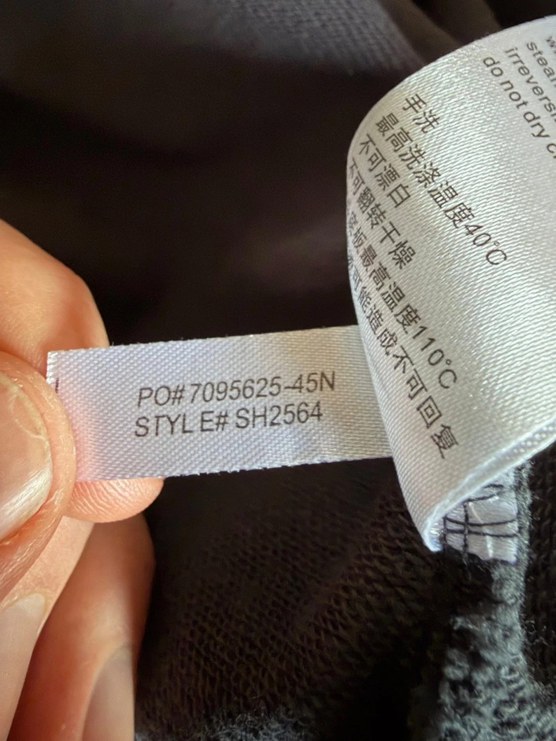 Mörkgrå sweatshirt från Lacoste - 3