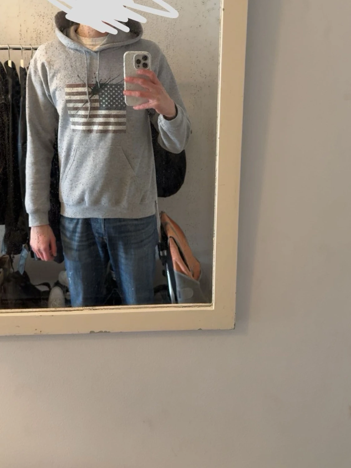 Grå hoodie från concrete inc - 1