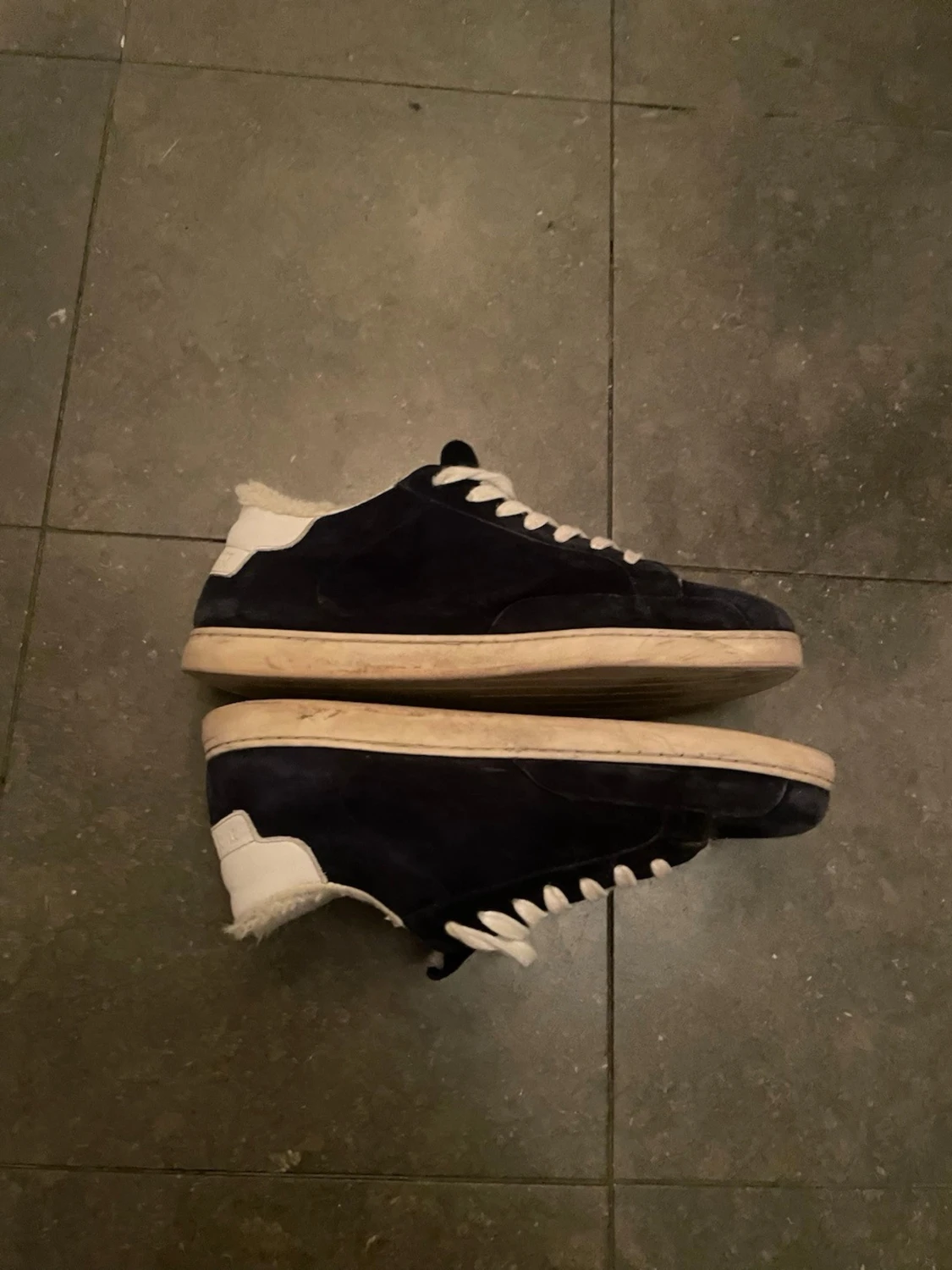 Marinblå the gallerist skor - 3