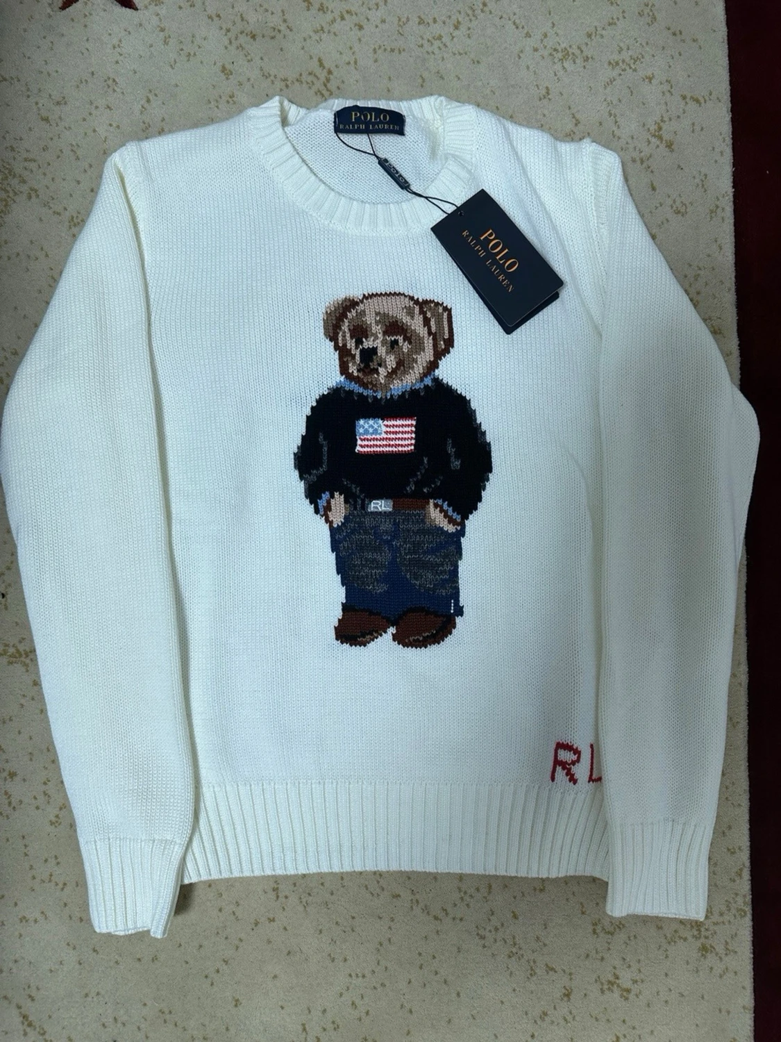 Ralph lauren stickad tröja 
