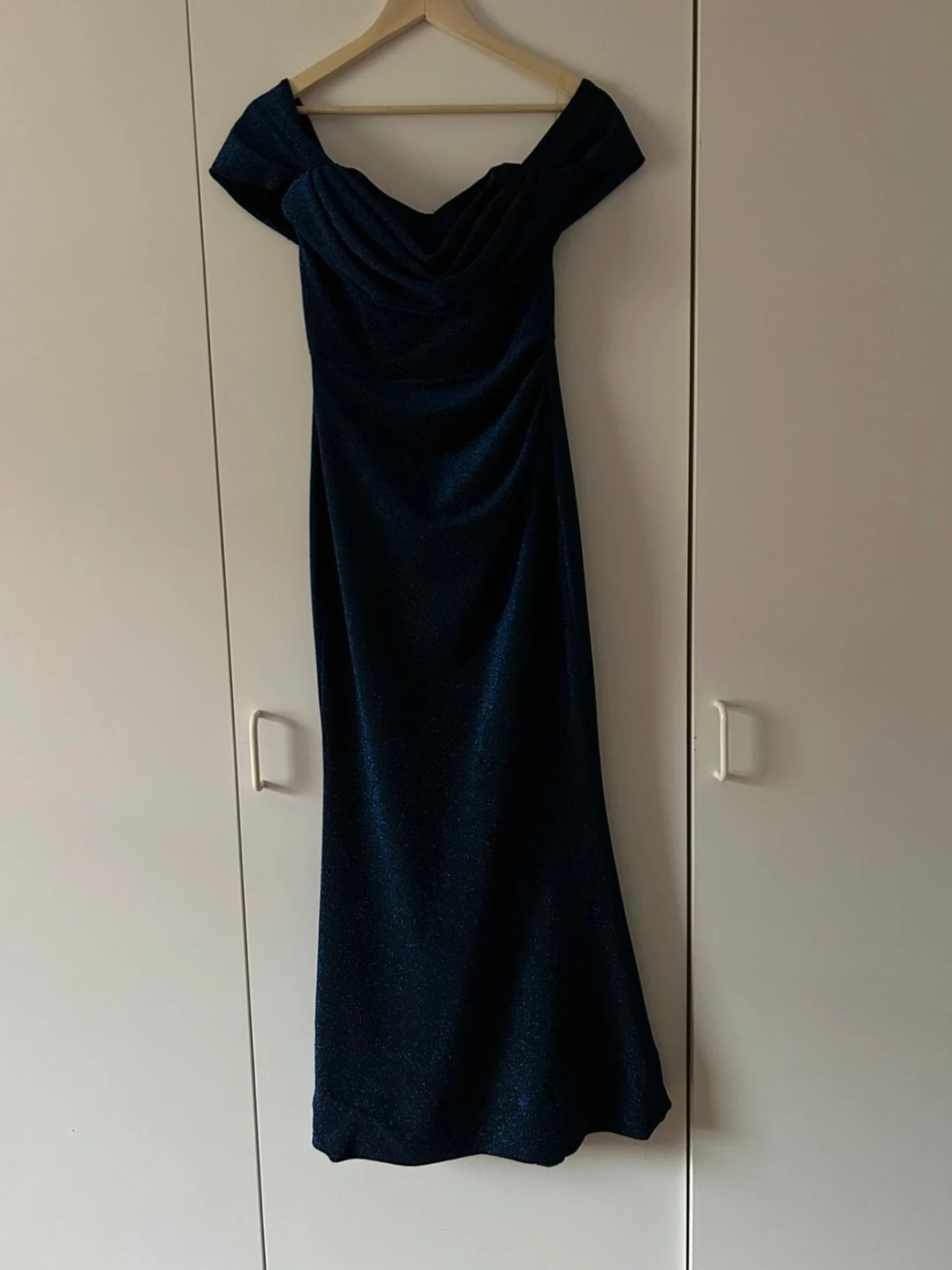 Balklänning Mörkblå Glittrig - 1