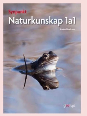Synpunkt Naturkunskap 1a1 - Kursbok för gymnasiekursen Naturkunskap 1a1 skriven av Anders Henriksson. Boken har ett omslag med en groda i vatten och innehåller kapitel om vetenskap, livets mångfald, atomernas värld, ekologi, människan och miljön samt kroppen.