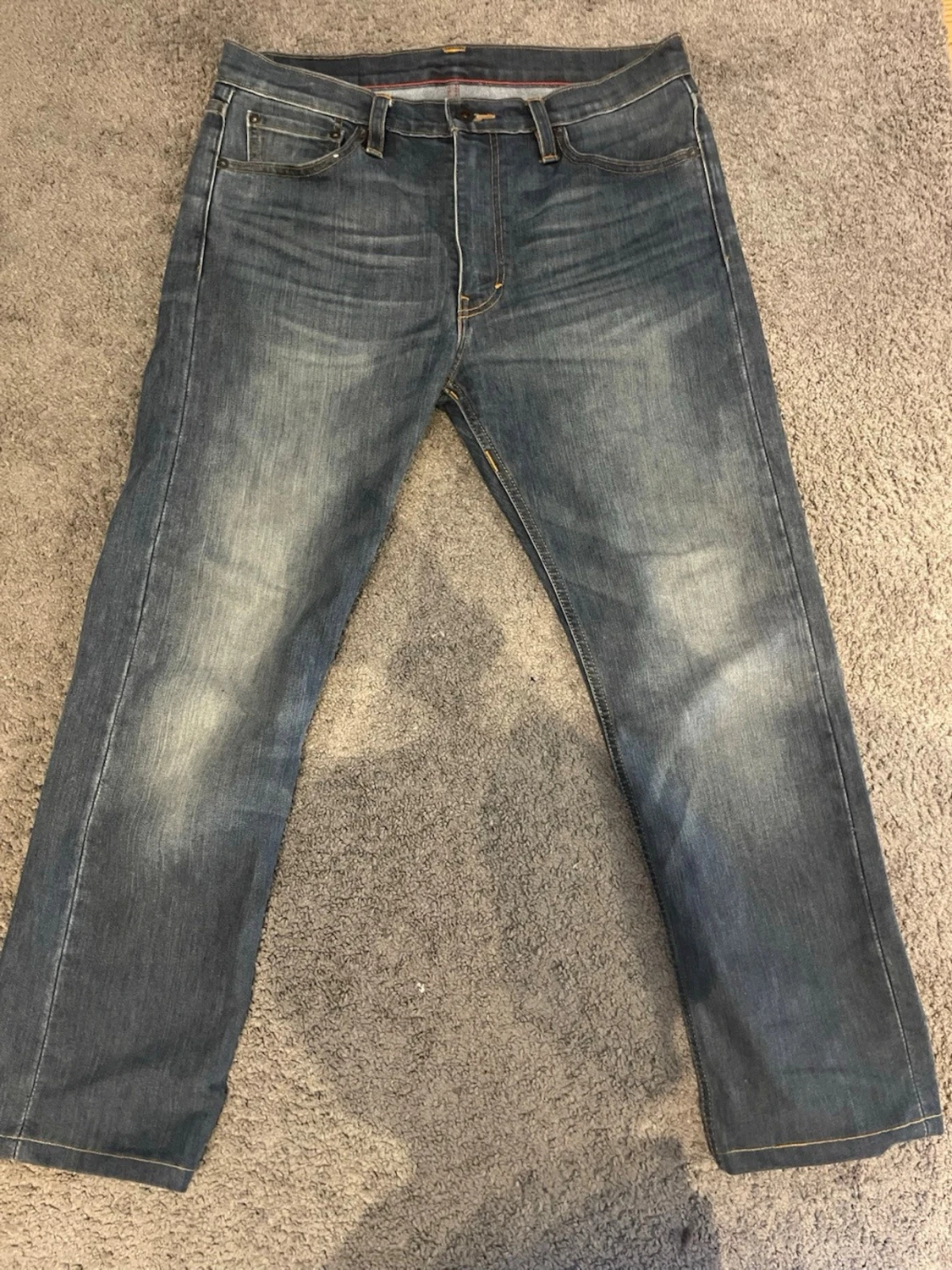 Levi's blå raka jeans - 4