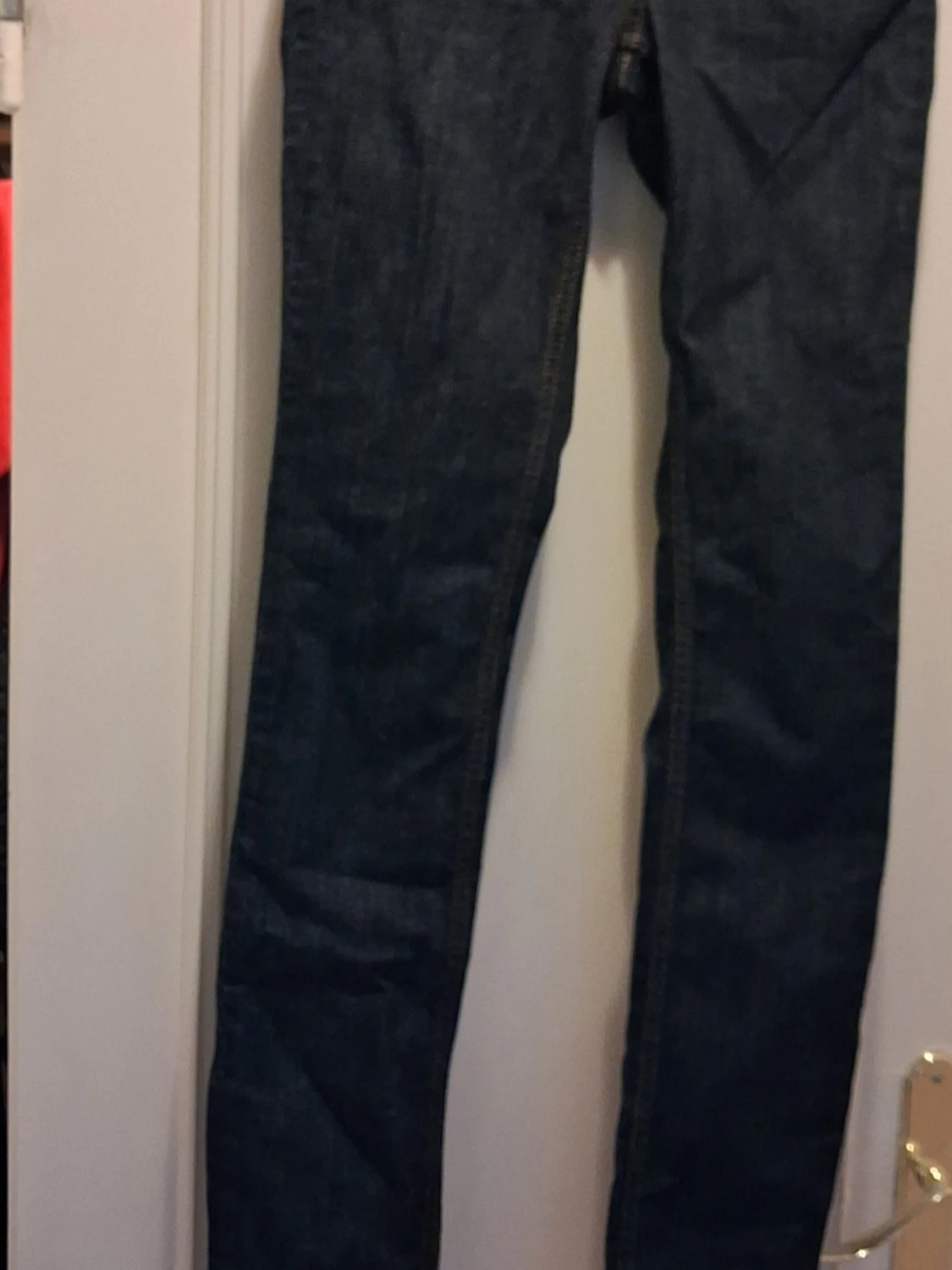 Mörkblå skinny jeans