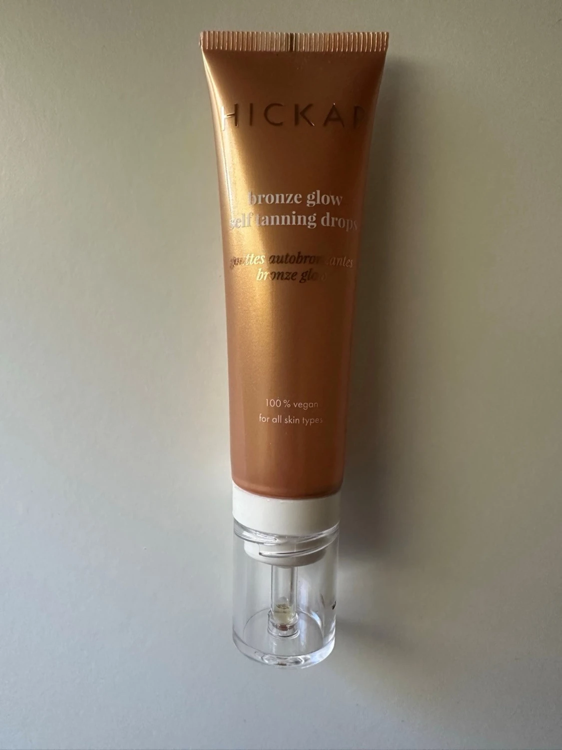 Bronze glow self-tanning drops Hickap - 1