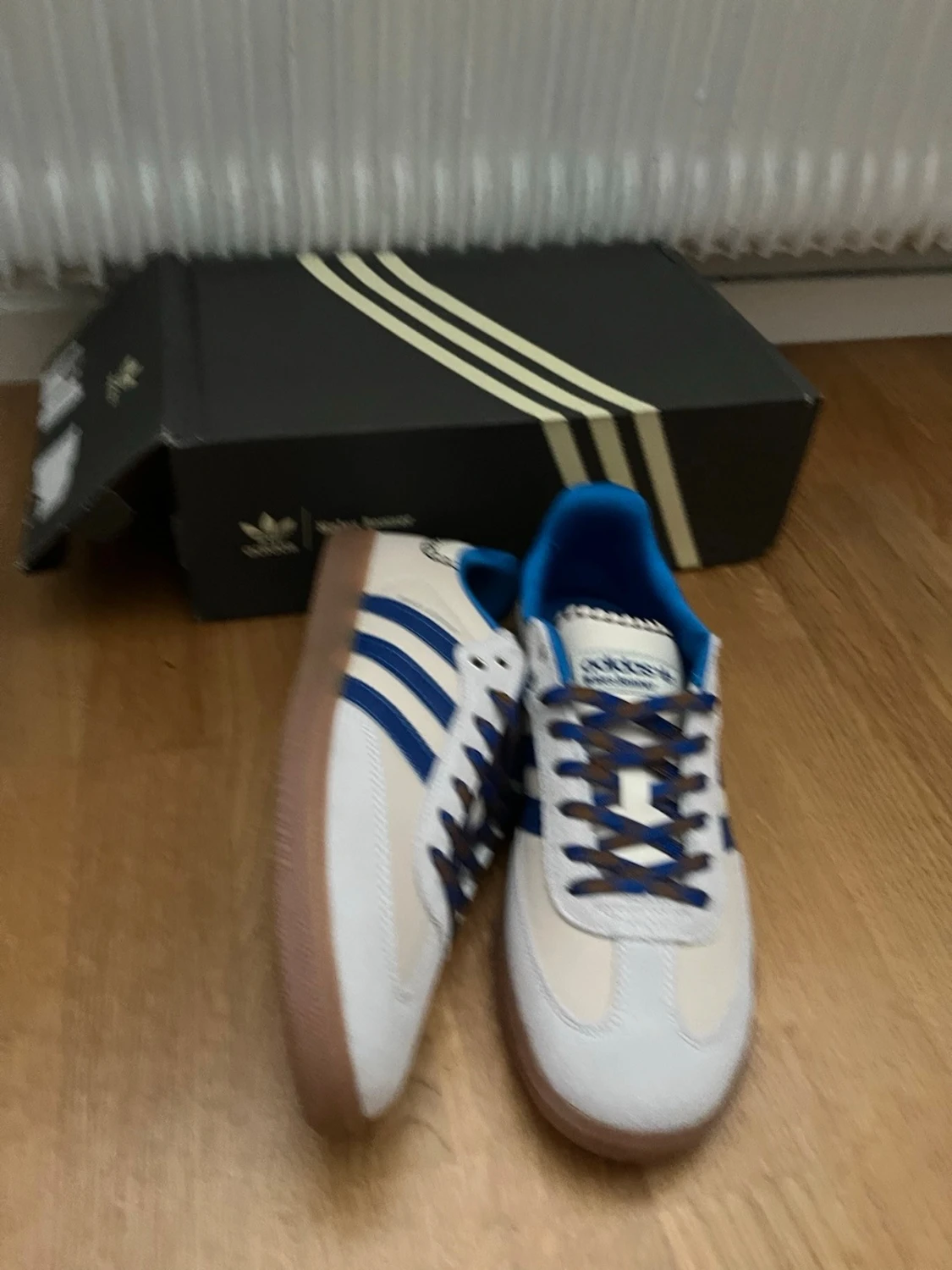 Adidas Wales Bonner sneakers blå/vit - 4