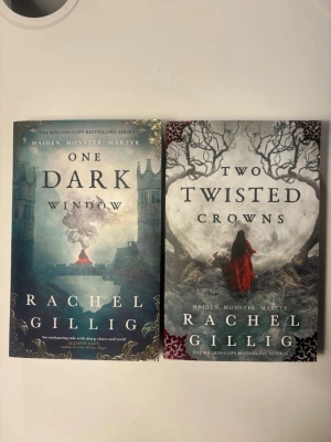 Maiden, Monster, Martyr duologi av Rachel Gillig - Två böcker: 'One Dark Window' och 'Two Twisted Crowns' av Rachel Gillig. Olästa 