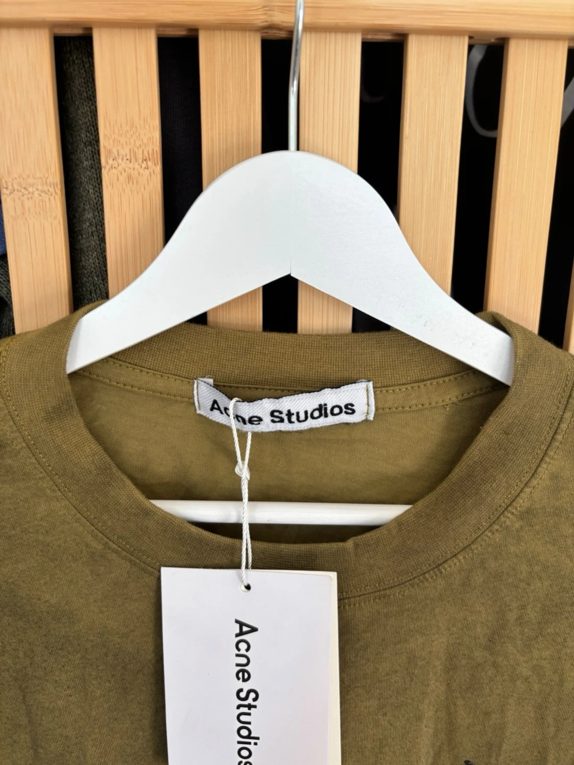 Olivgrön långärmad topp Acne Studios - 2