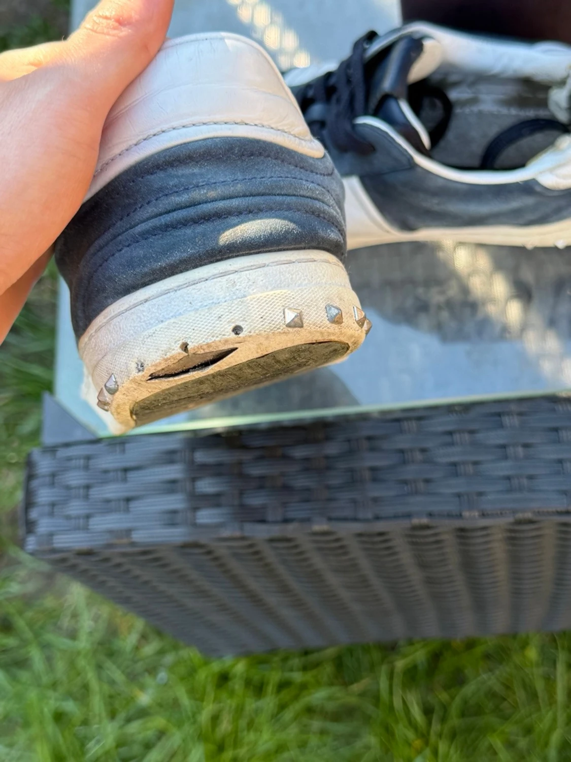 Valentino Garavani flycrew blåa sneakers - 6
