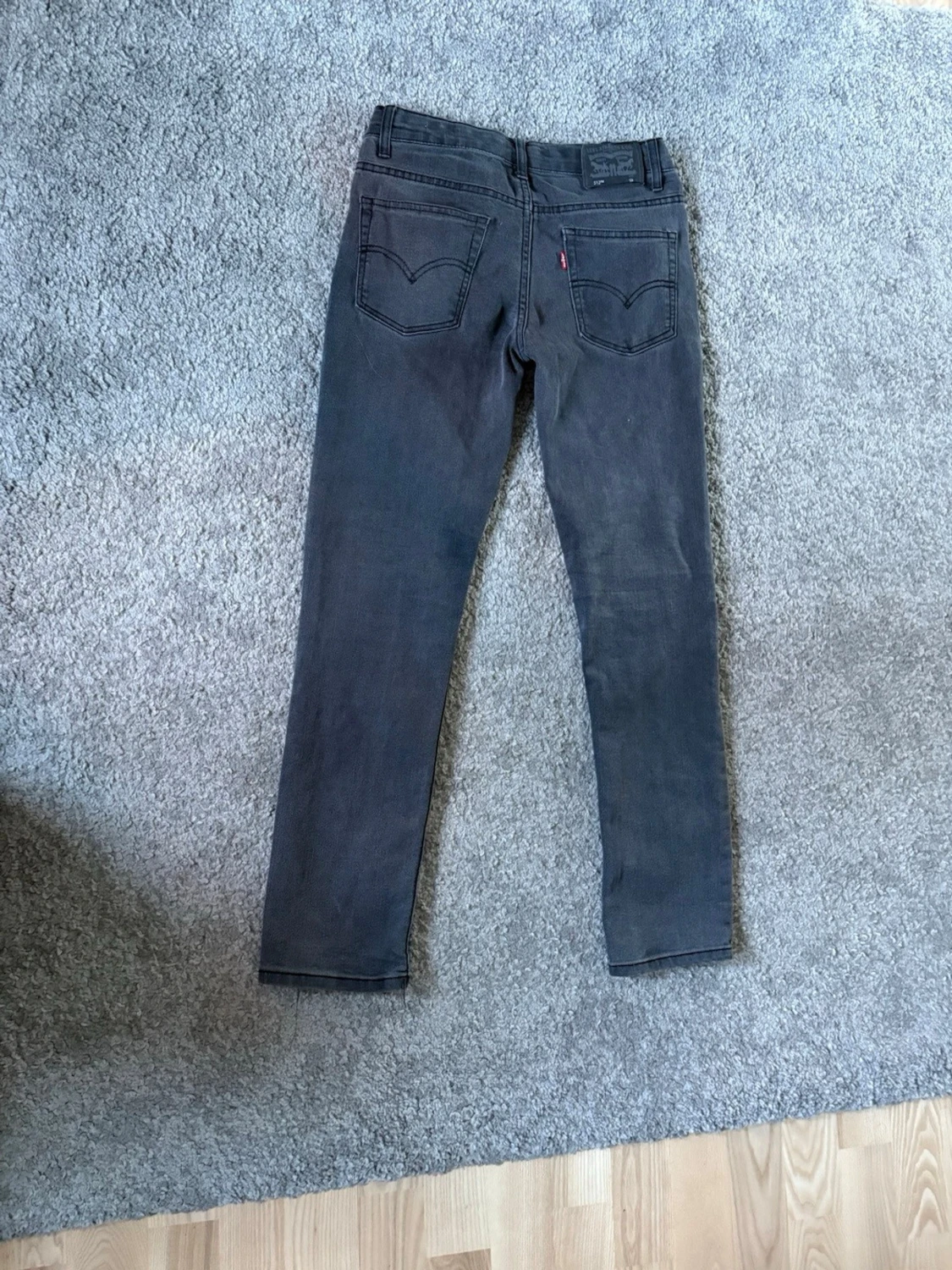 Levi's 512 Slim Taper svarta jeans - 2