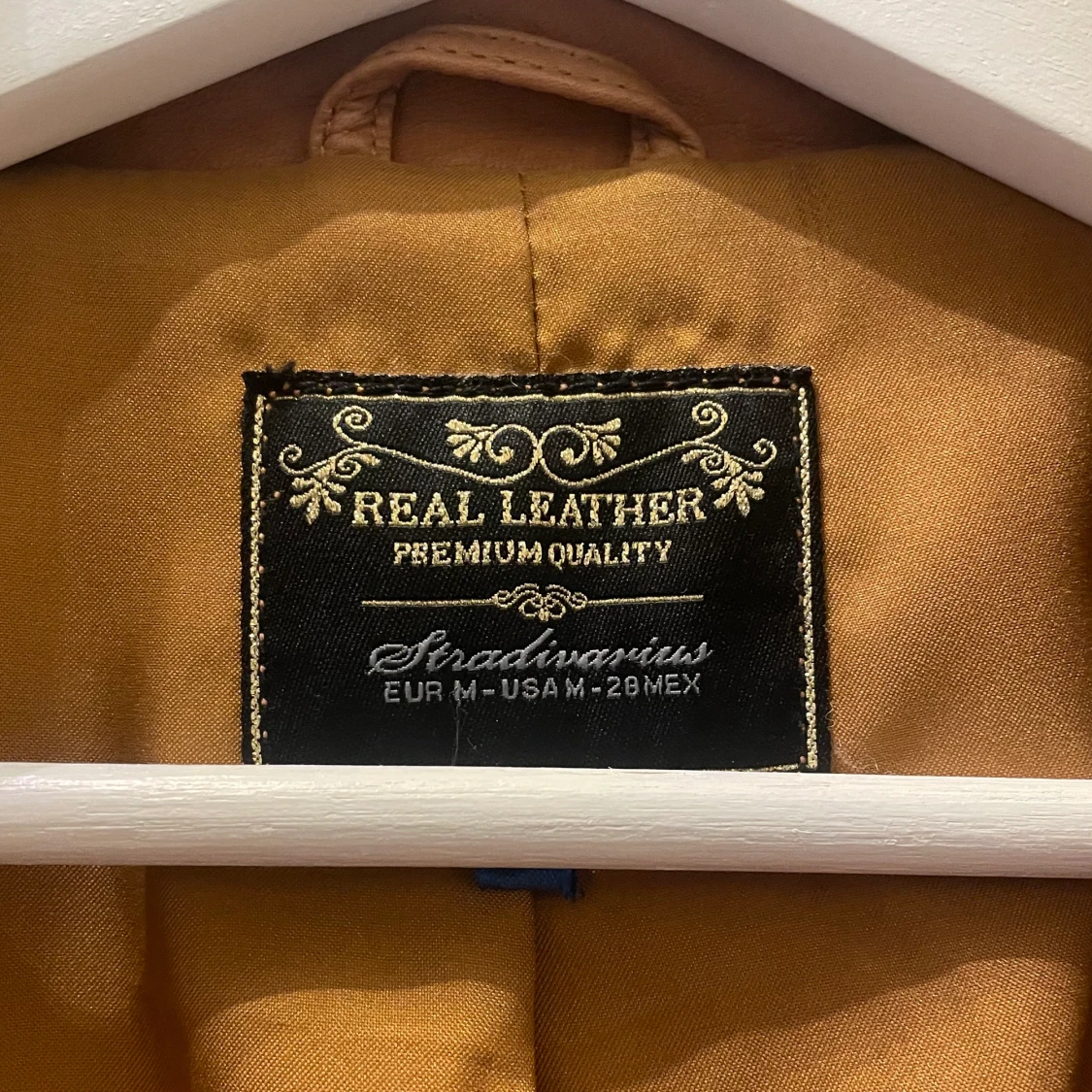 Vintage Stradivarius Real Leather Jacket - 4