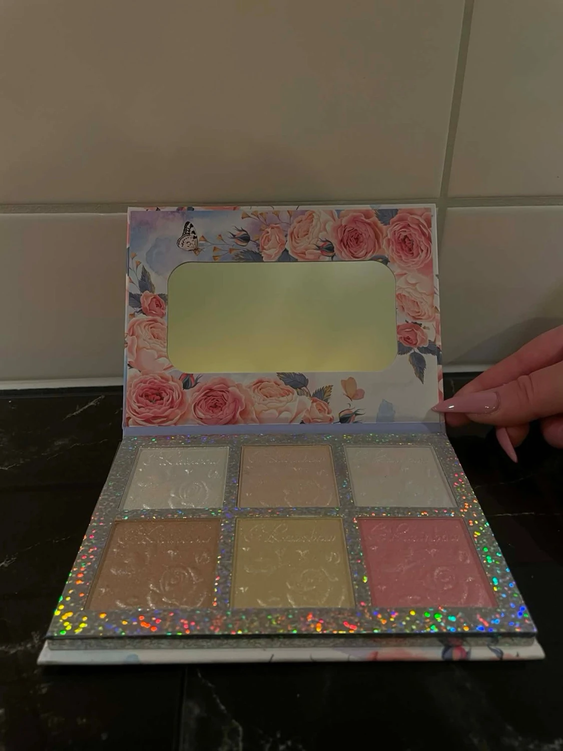 Highlighterpalett med sex nyanser - 1