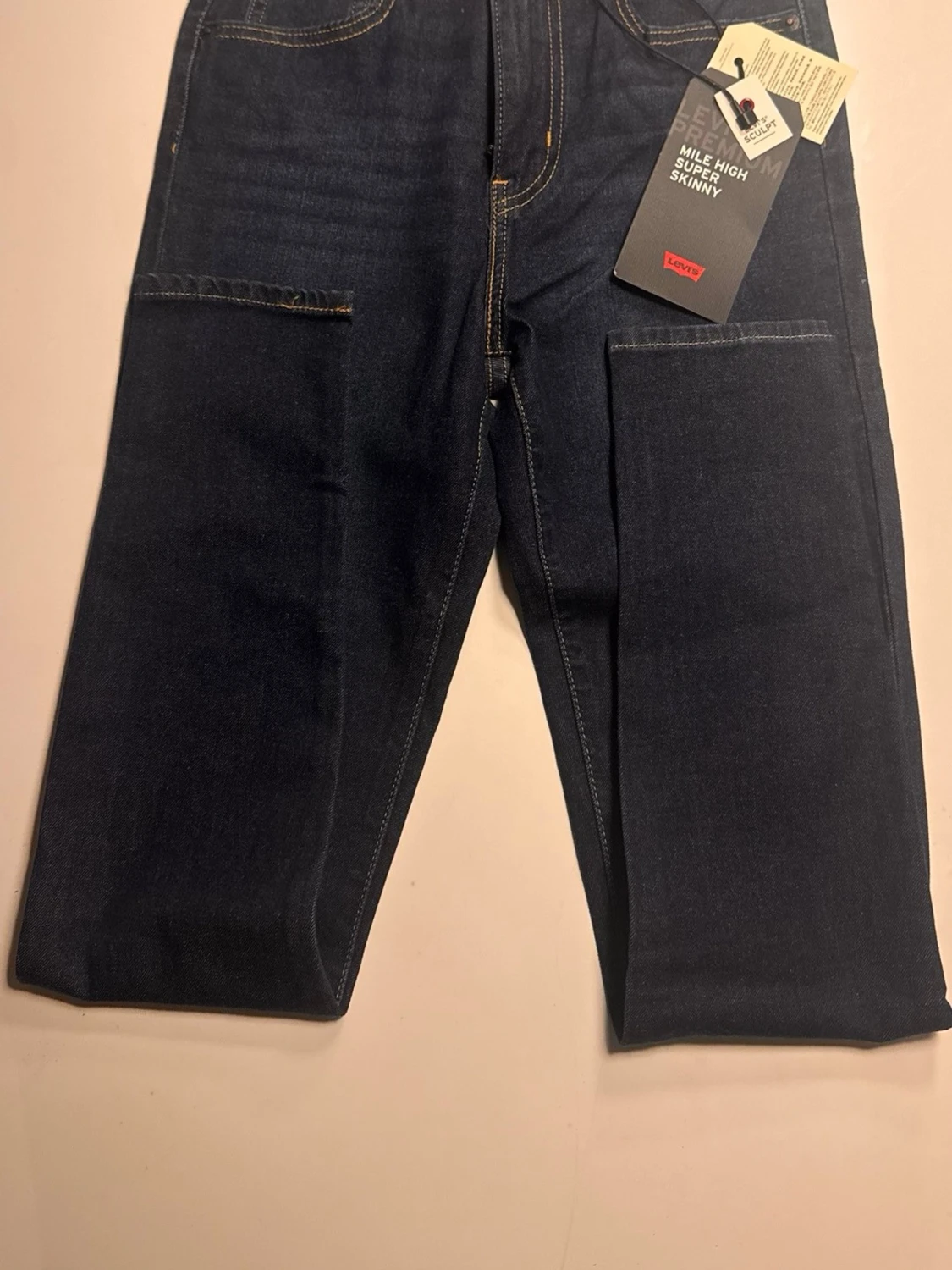 Levi's Mile High Super Skinny jeans 25*28 - 3