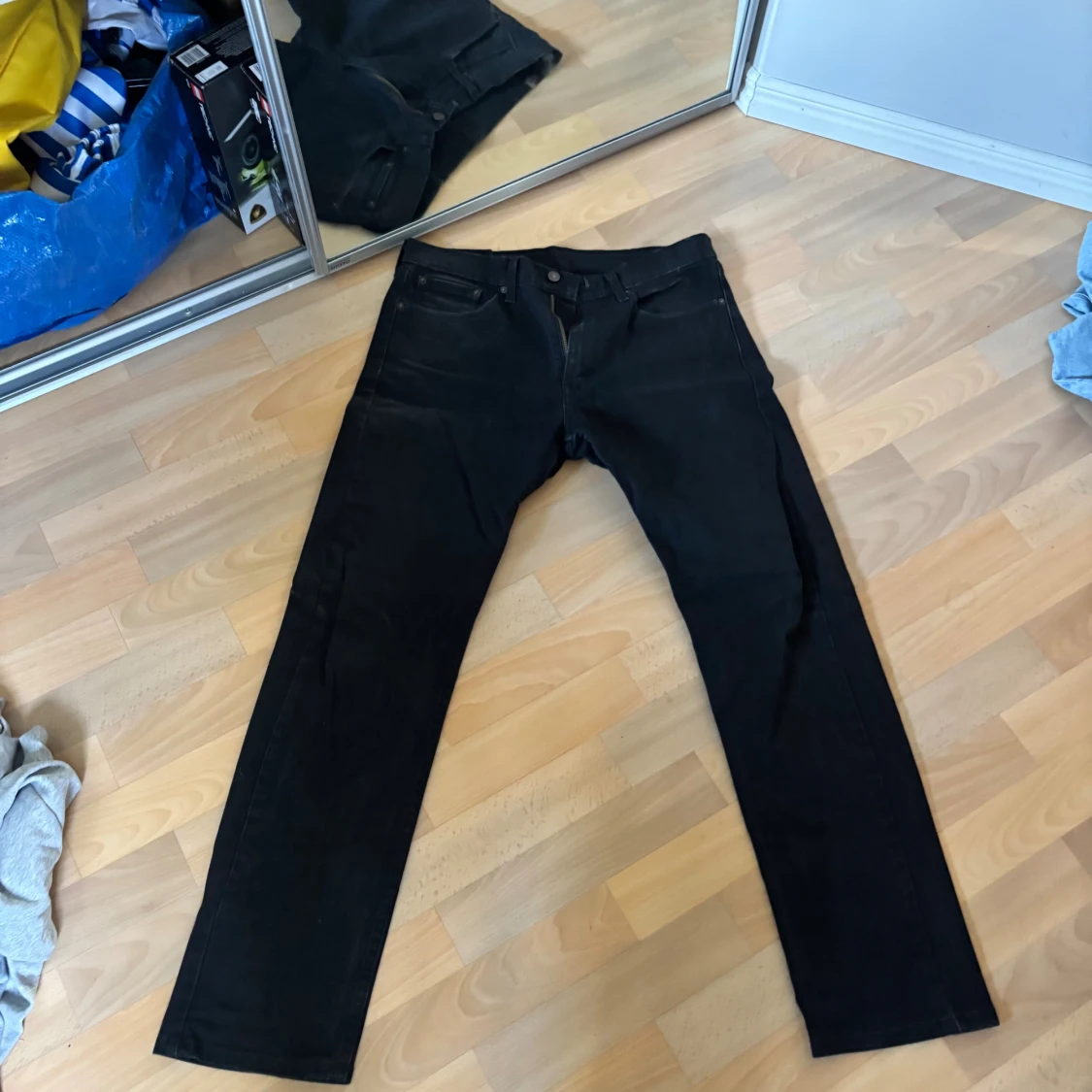 Svarta Levi's 505jeans straight fit
