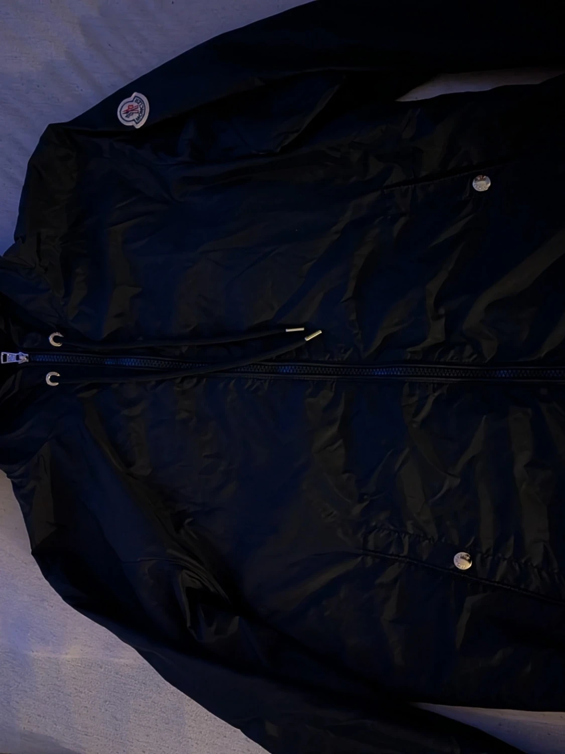 Mör blå monkler jacka 