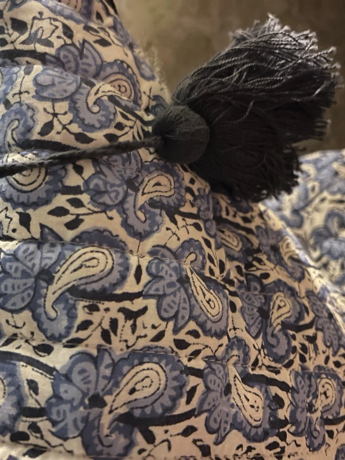 Blåvit handväska/neccesär - 2