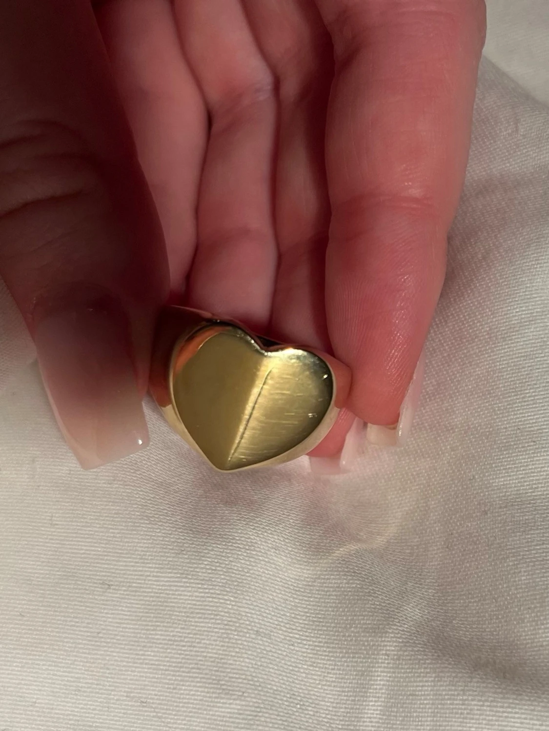 Guldring hjärta