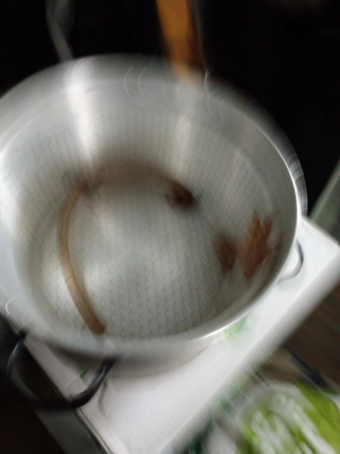 Äldre Stor aluminiumgryta med lock - 3