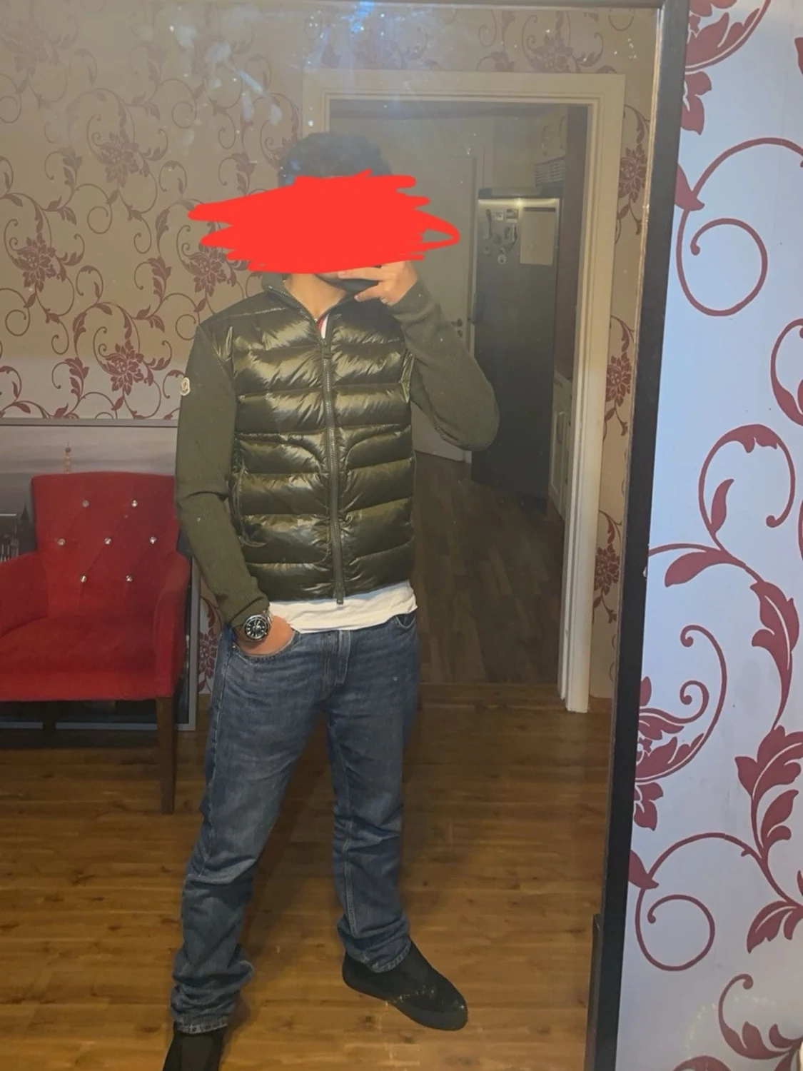 Grön Moncler cardigan