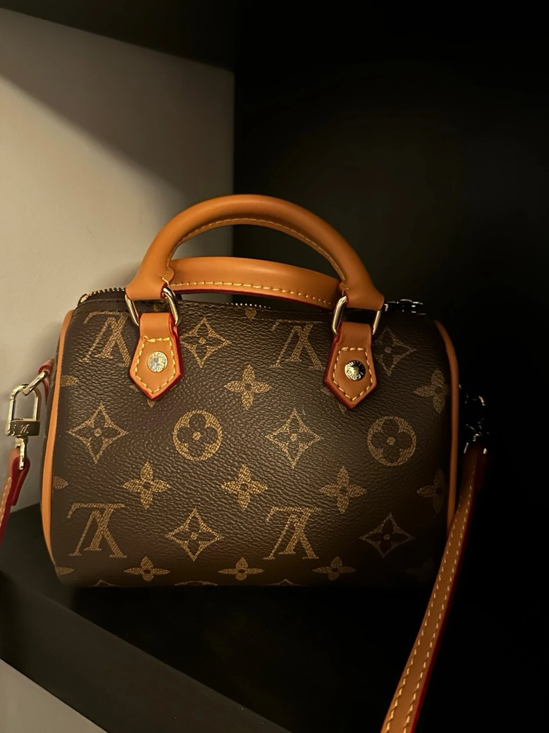 monogram handväska - 2