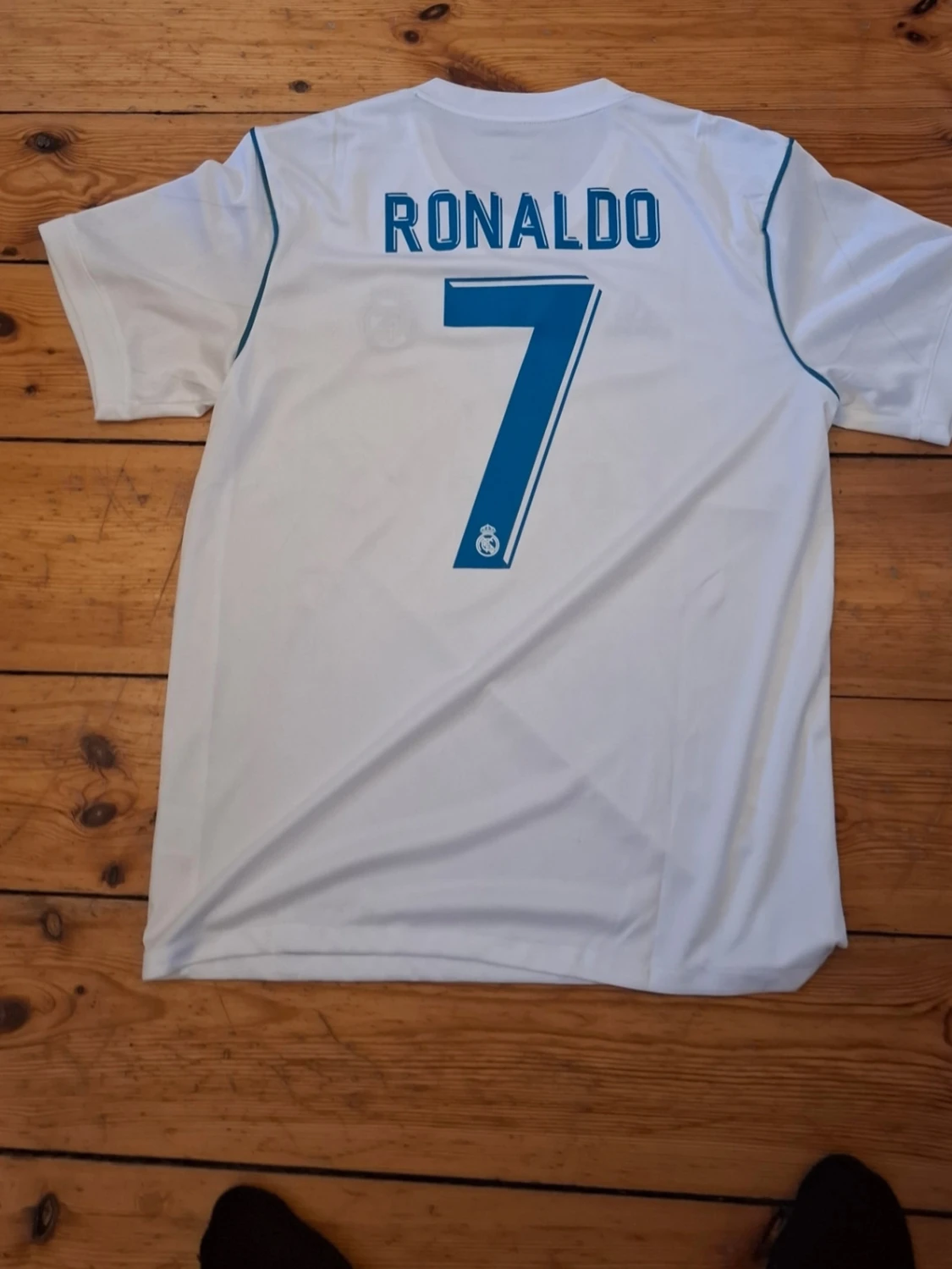 Vit Real Madrid Ronaldo tröja - 1