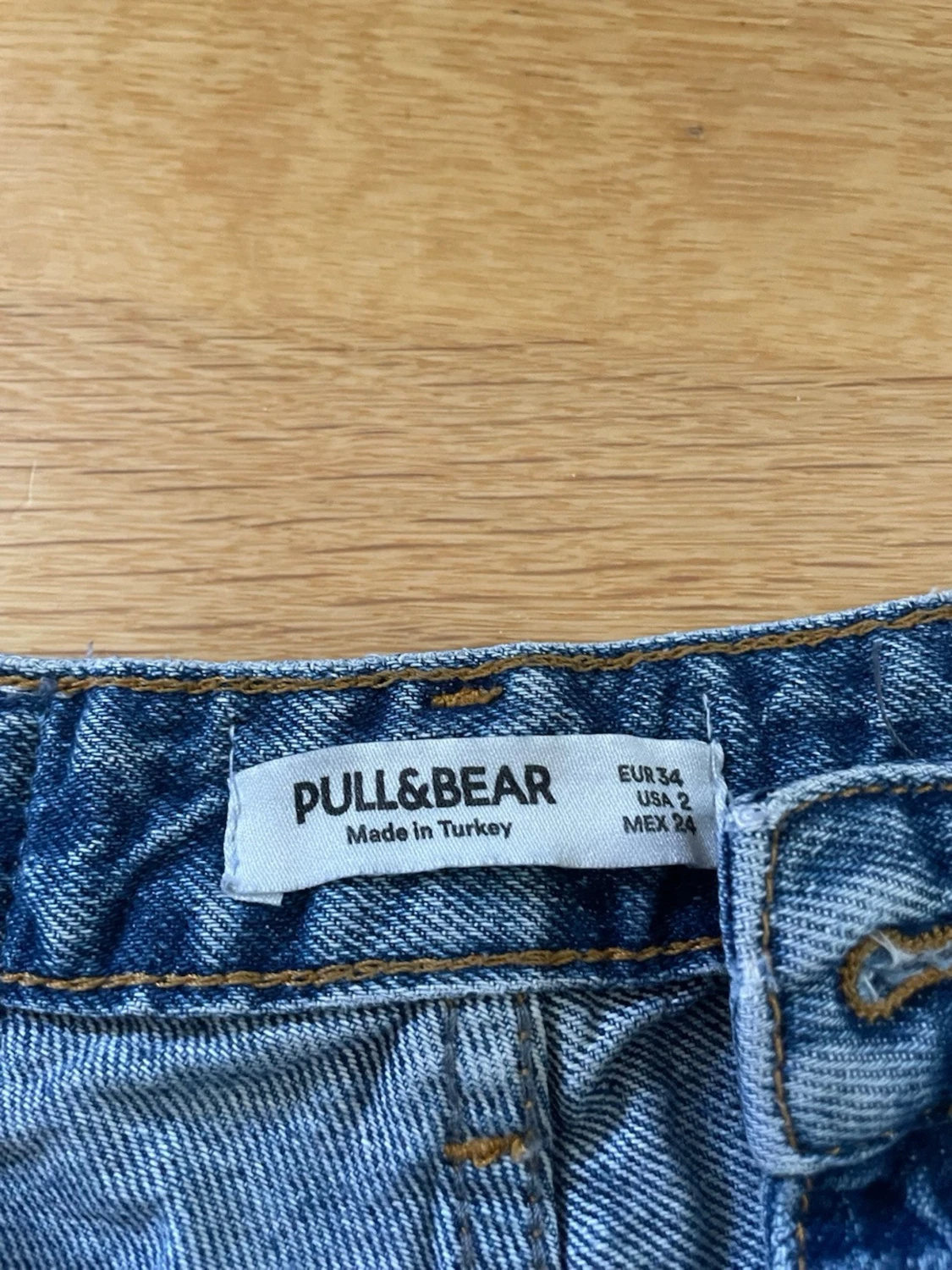 Blå raka jeans från Pull&Bear - 1