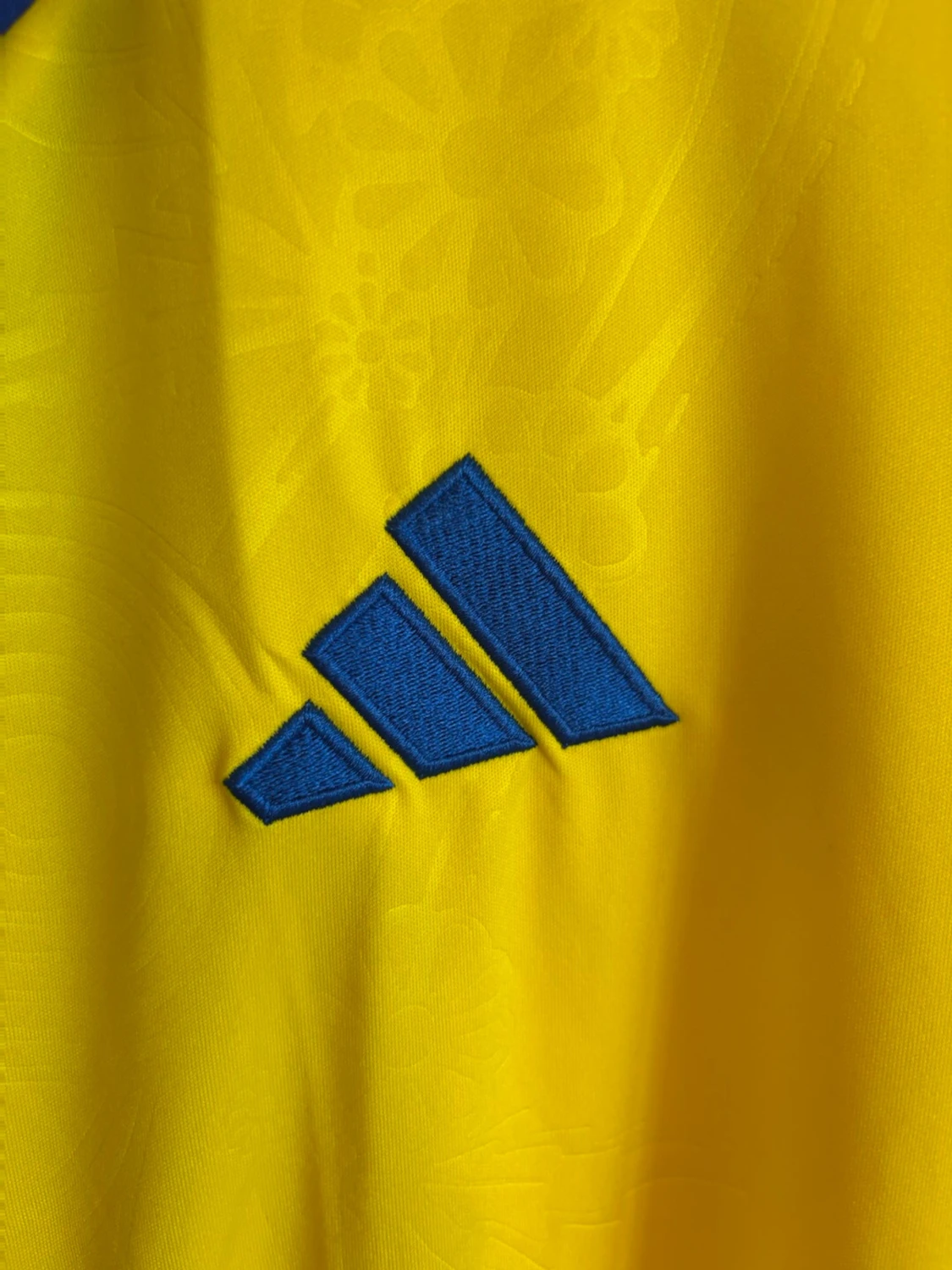 Svensk landslagströja Adidas gul/blå - 3
