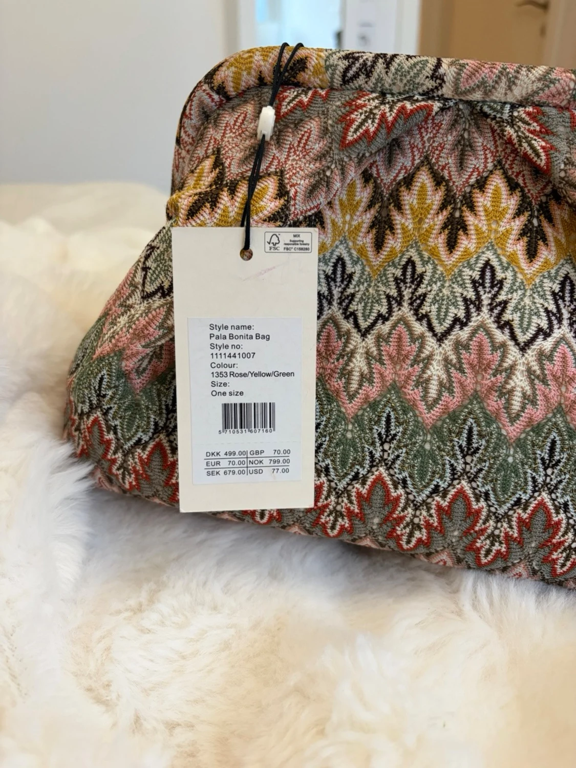 Mönstrad kuvertväska från Beck Söndergaard - 1