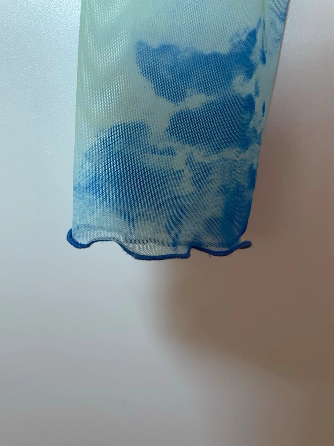 Blå långärmad topp - 3