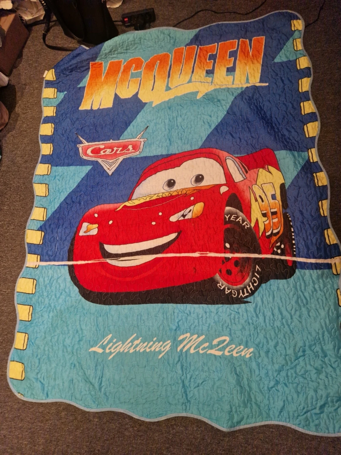Överkast med Lightning McQueen Cars