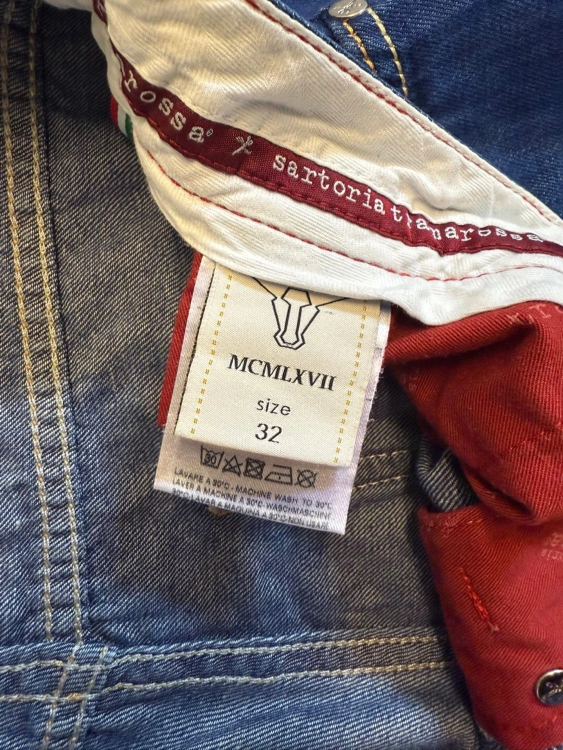 Blå jeans från TRAMAROSSA W32 - 3