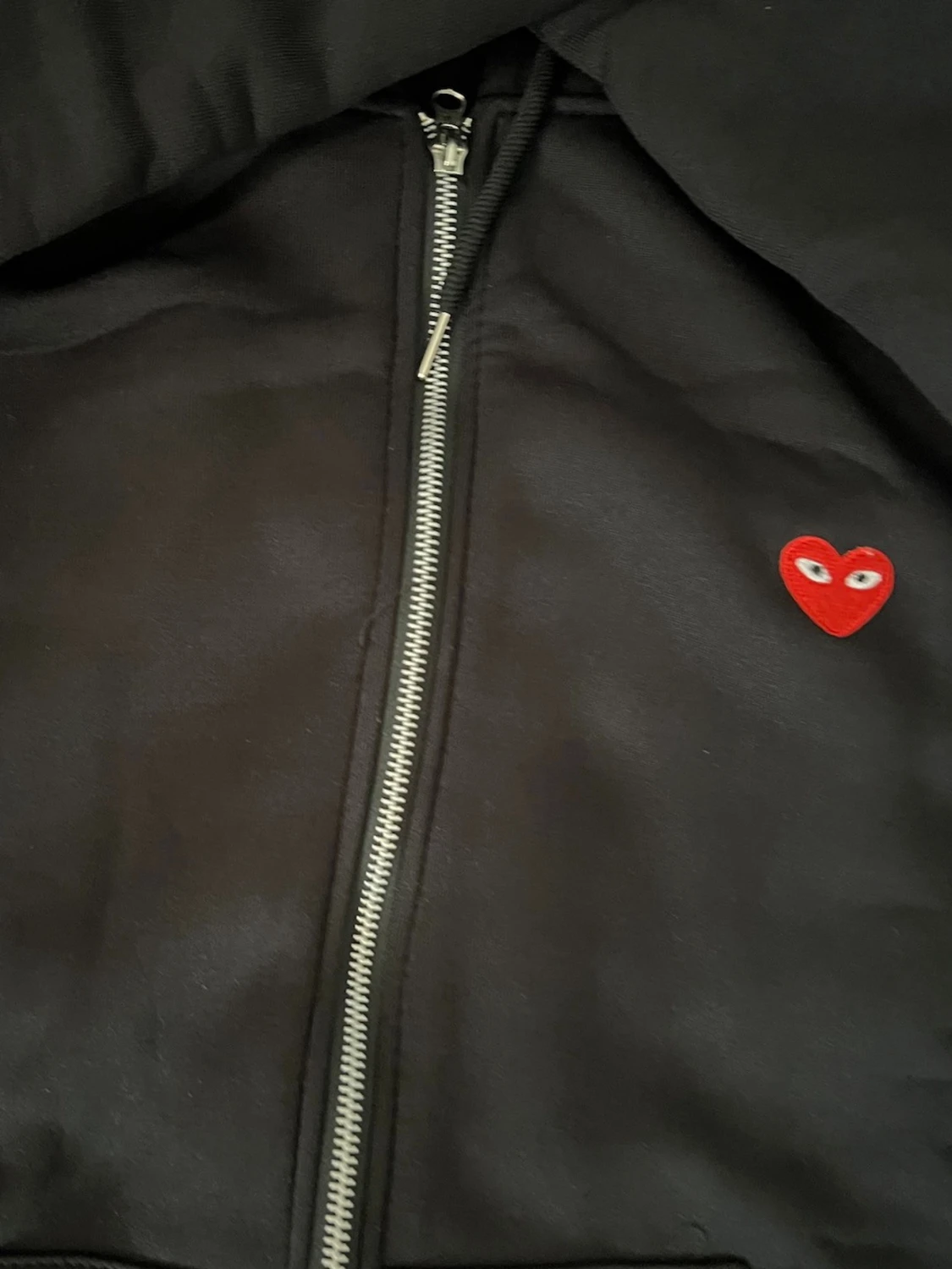 Svart hoodie Comme des Garçons Play - 1