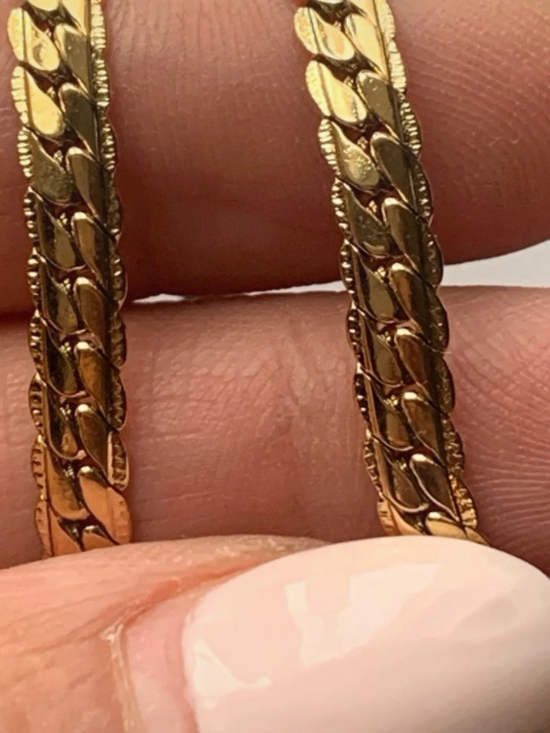 Guldpläterat halsband från Luce  - 1