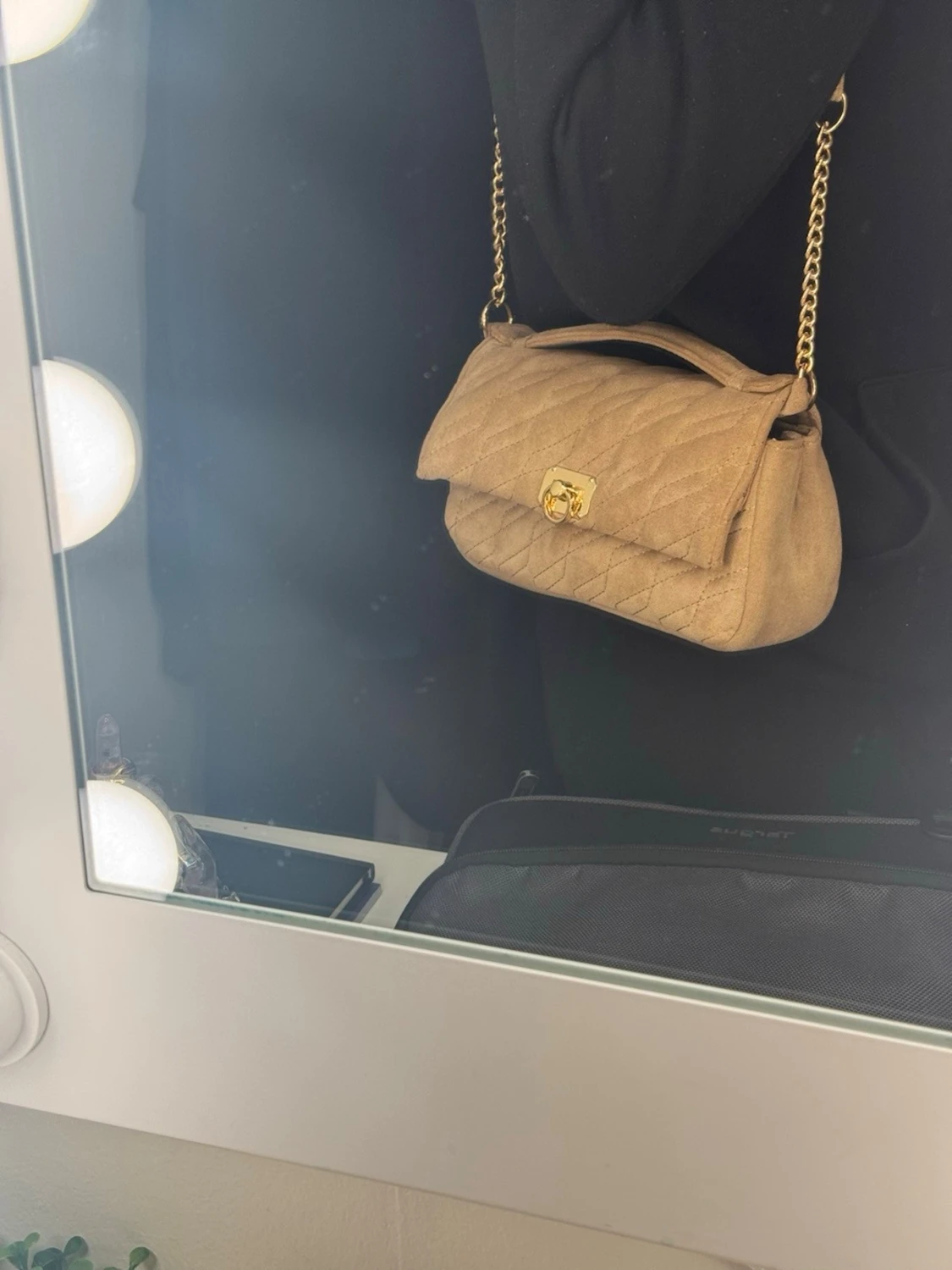 Beige axelväska - 3