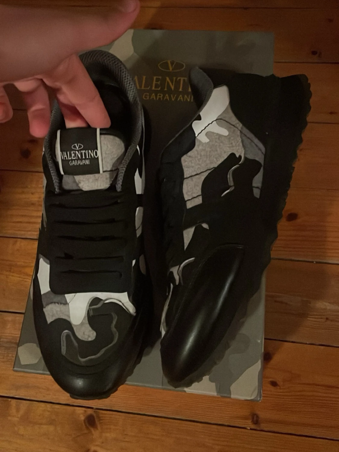 Valentino Garavani camo sneakers - 1