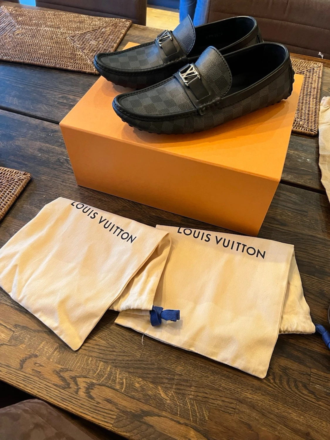 Louis Vuitton svarta loafers herr - 6