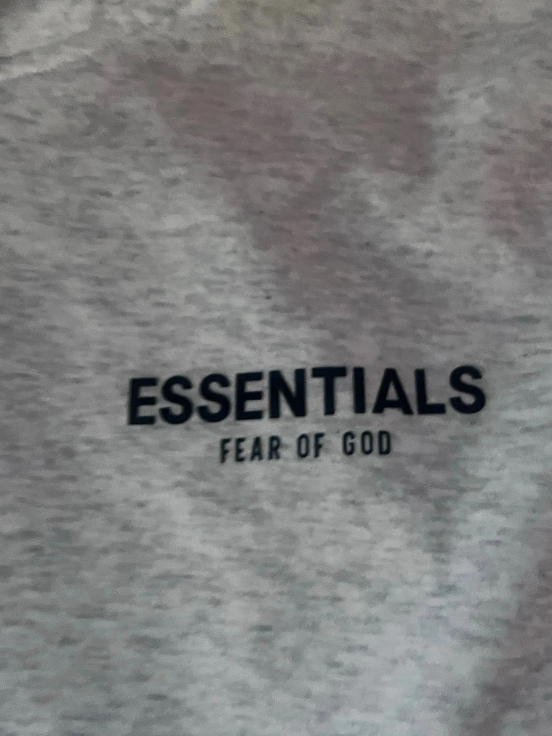 Grå Essentials Fear of God hoodie - 1