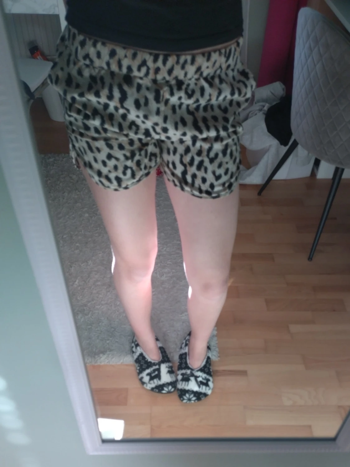 Leopardmönstrade shorts  - 1