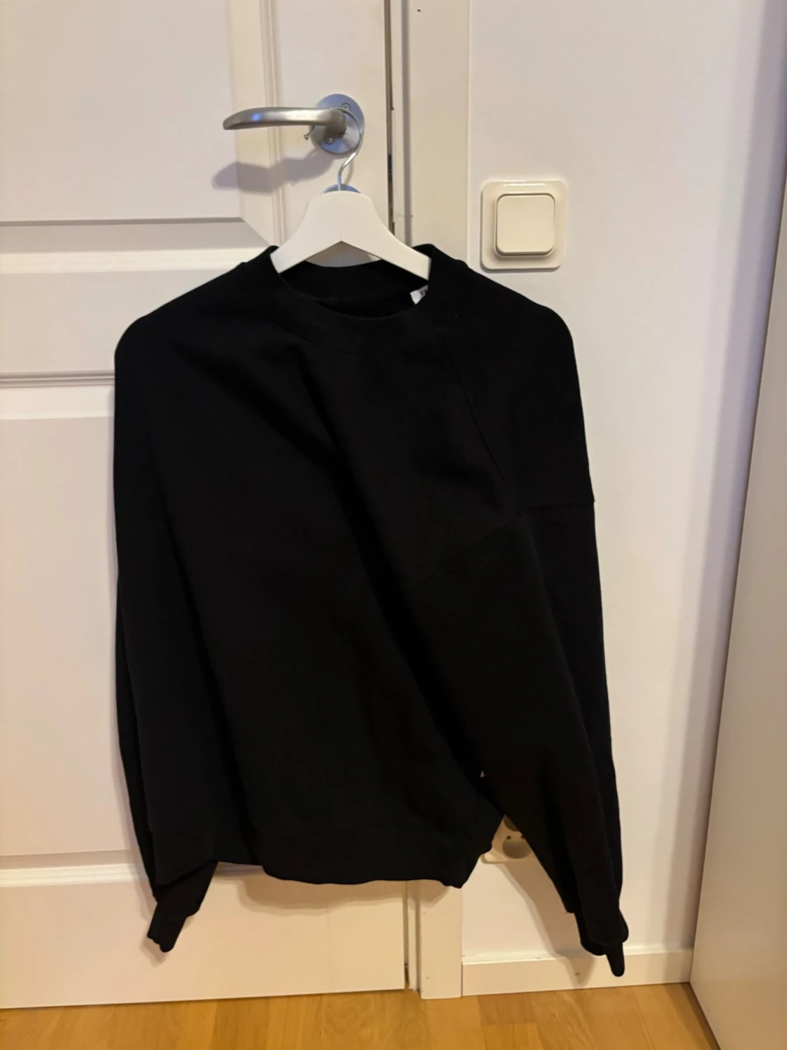 Svart oversized sweatshirt