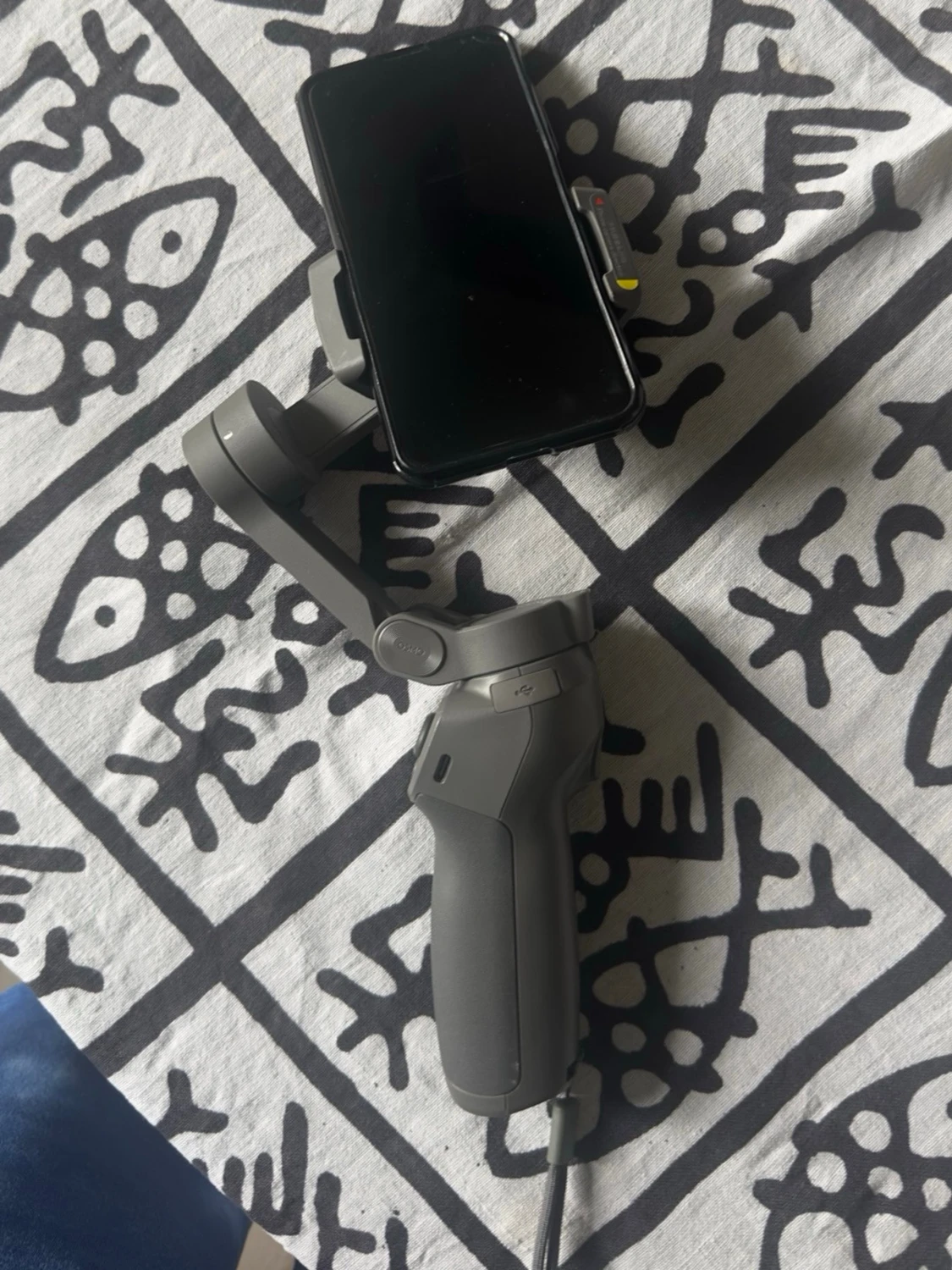 Grå gimbal för smartphone - 1