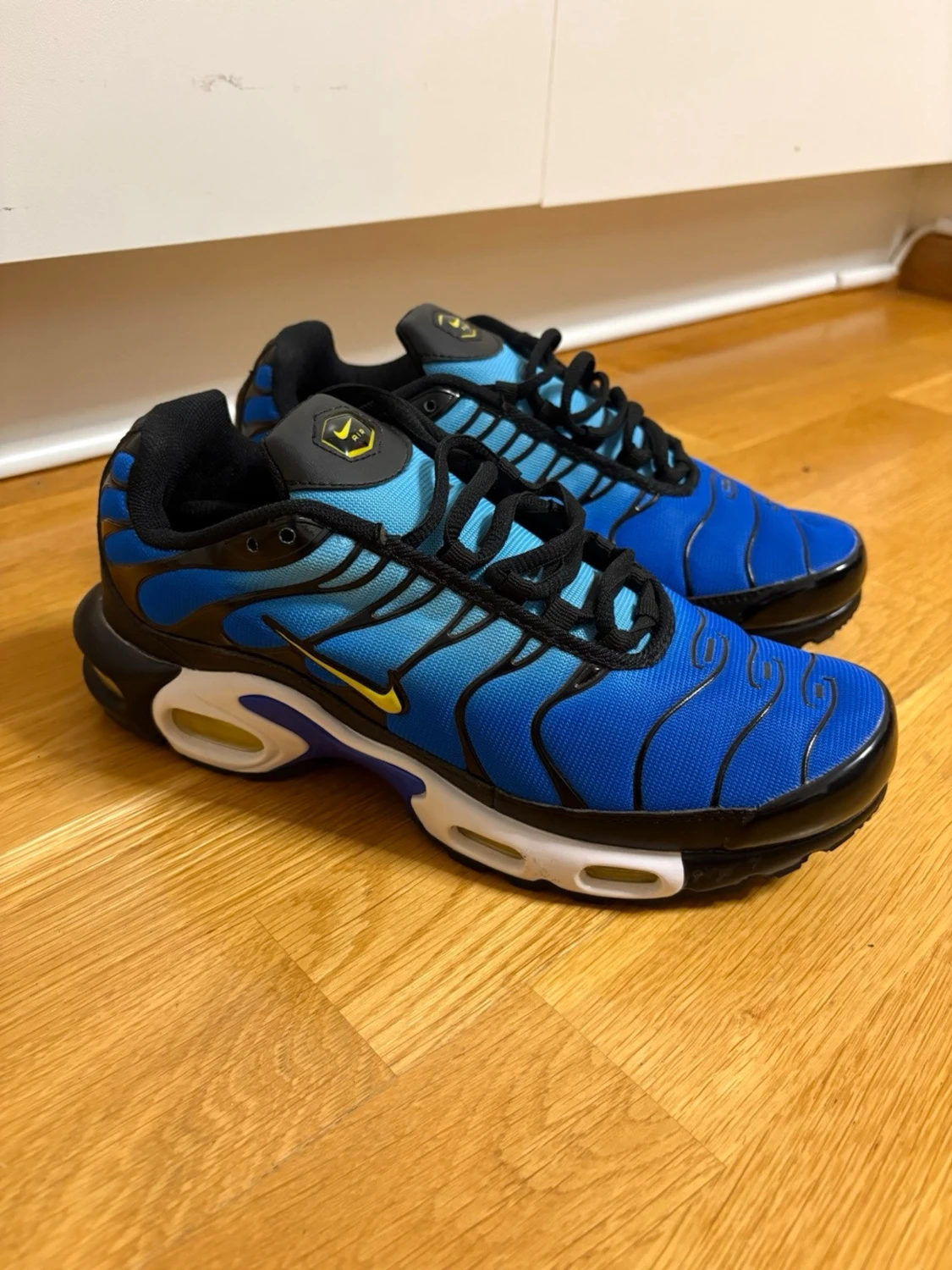 Nike Air Max Plus blå och svarta