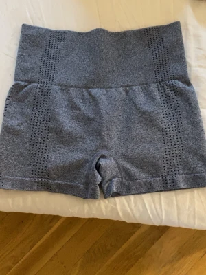 Grå seamless träningsshorts - Gråa seamless Perfekta för träning och har en tight passform som sitter skönt på kroppen. Materialet är stretchigt och mjukt för maximal komfort.