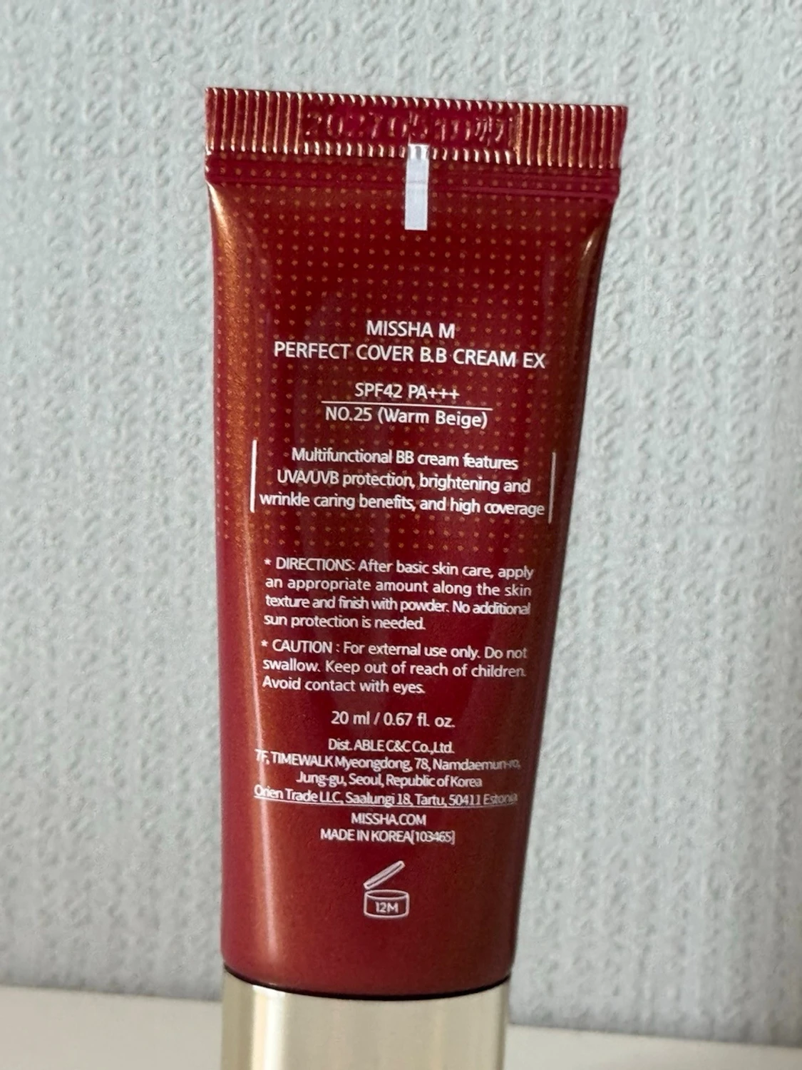 Missha Perfect Cover BB Cream No. 25 - 3