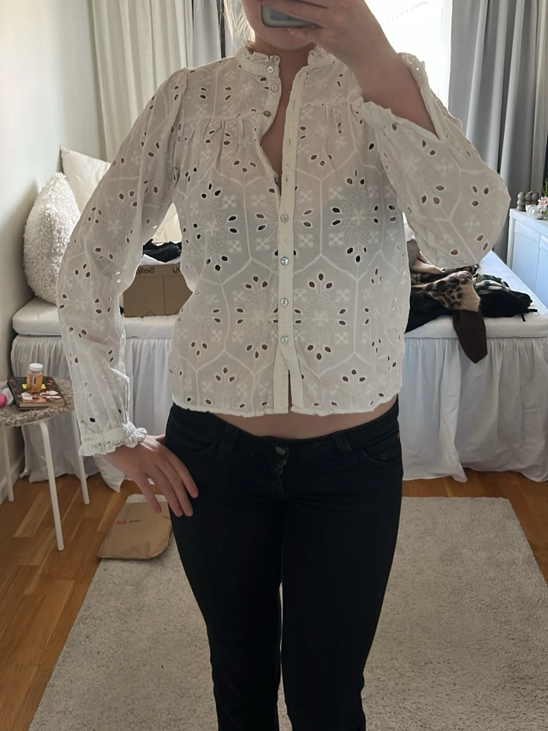 Vit blus - 1