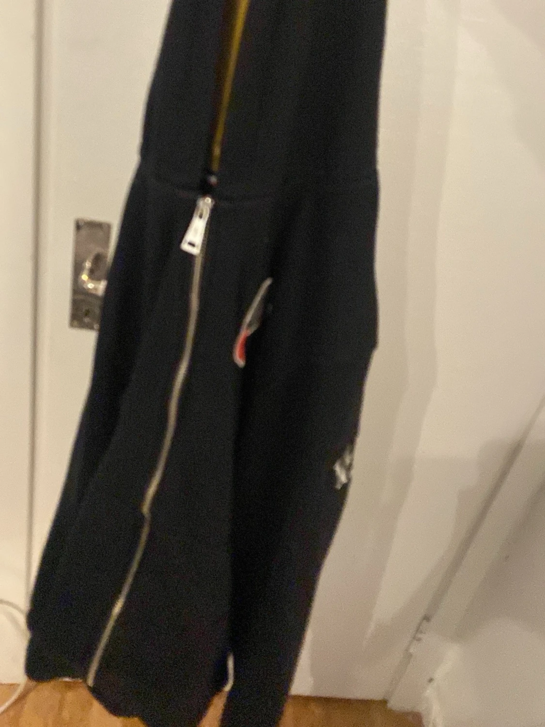 Svart Moncler hoodie med dragkedja - 3